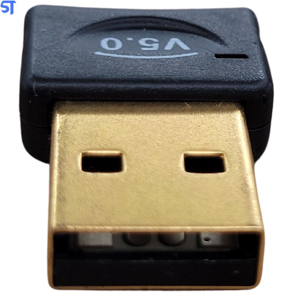 Mini Adaptador Bluetooth 5.0 Usb Dongle 3Mbps para Dados Preto - PEI-605